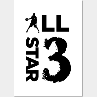 All Star Gear | Black and White Posters and Art